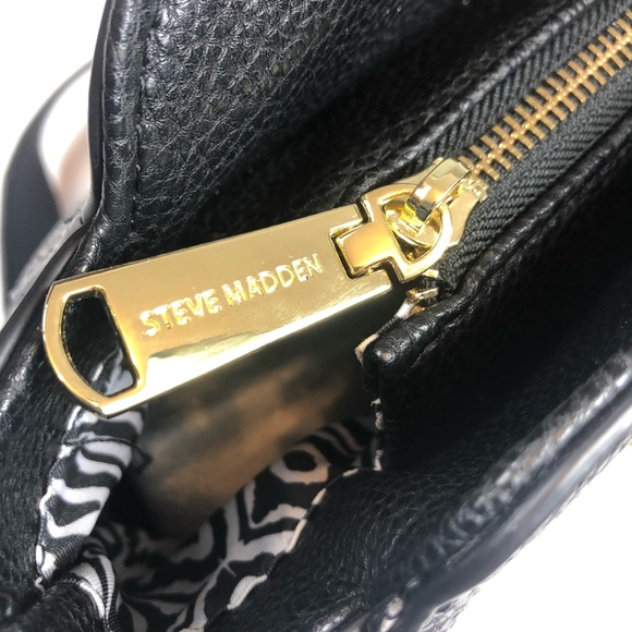 STEVE MADDEN BLACK LARGE HANDBAG - Picture 5 of 5